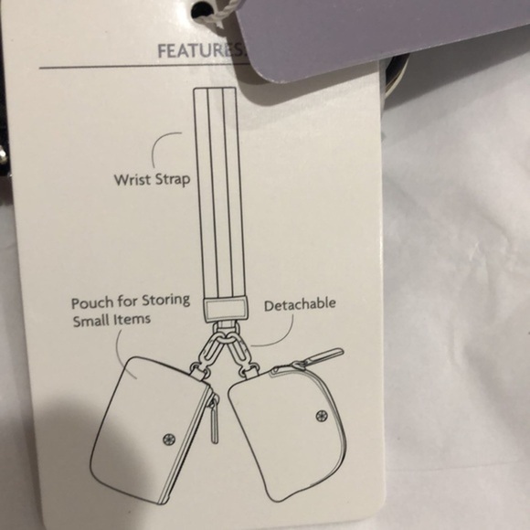 Gaiam essentials 2pack black duo wristlet with black silver wrist strap new - Picture 2 of 11